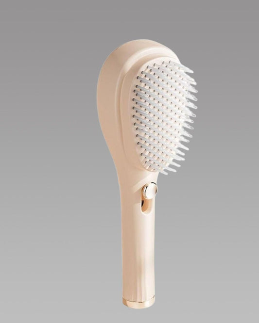 EMICIENT Self-Cleaning Anti-Static Massage Comb, Self Cleaning Hair Brush, Massage Comb For Hair, Retractable Rotary Lift Self-Cleaning Comb, Women's Hair Styling Tool (multicolor) (pro packof-1)